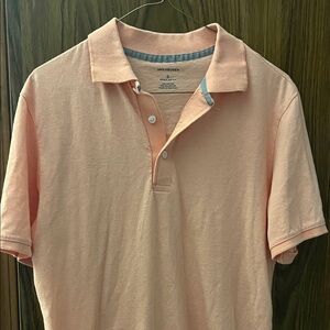 Van Heusen Men's Light Coral Polo Shirt